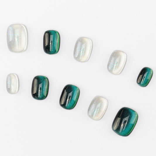 FASHION NAIL DFY-044 マグネットネイル ラウンド ショート カラフル系 重複利用可能