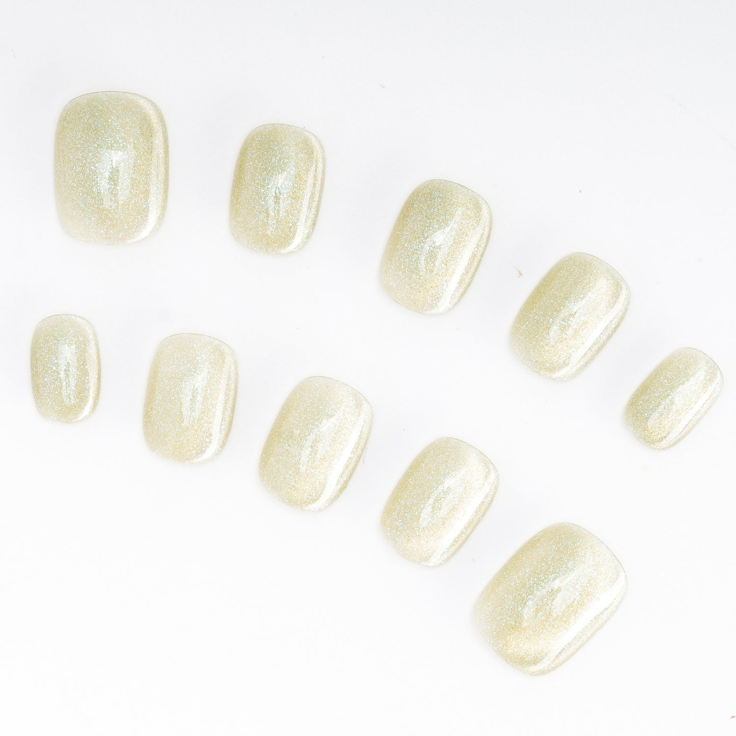 FASHION NAIL DFY-072 マグネットネイル ラウンド ショート グリーン系 重複利用可能