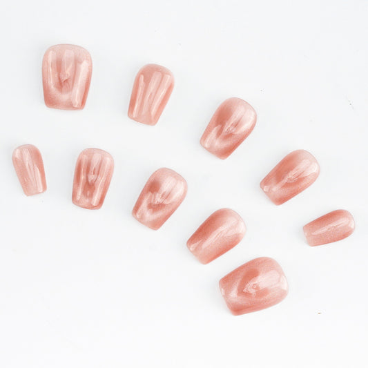 FASHION NAIL DT-035 ネイルチップ バレリーナ ショート ピンク系 春 夏 秋 重複利用可能