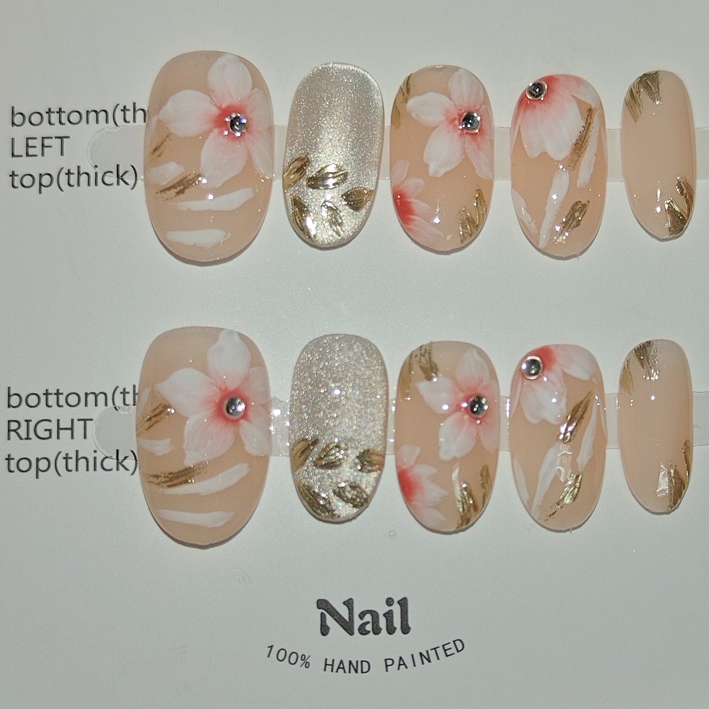 FASHION NAIL ZTY-011 ネイルチップ オーバル ミディアム ピンク系 重複利用可能